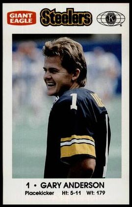 1992 Pittsburgh Steelers Police 1 Gary Anderson